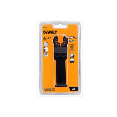 фото Полотно пильное погружное BIM 67 х 30 мм (универсальное, 5 шт.) DeWalt DT20724