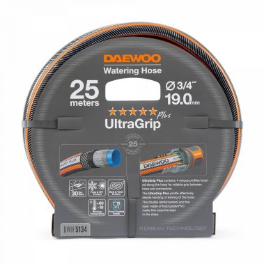 фото Шланг UltraGrip 25 м, 3/4'' (19 мм) DWH 5134 DAEWOO