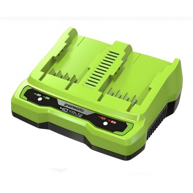 фото Устройство быстрозарядное GREENWORKS G40UC8 (40 В, для 2-х аккумуляторов) 2938807