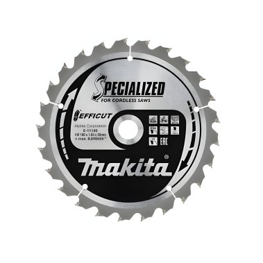 фото Диск пильный 190 х 20 мм 25T (дерево) EFFICUT MAKITA E-11140