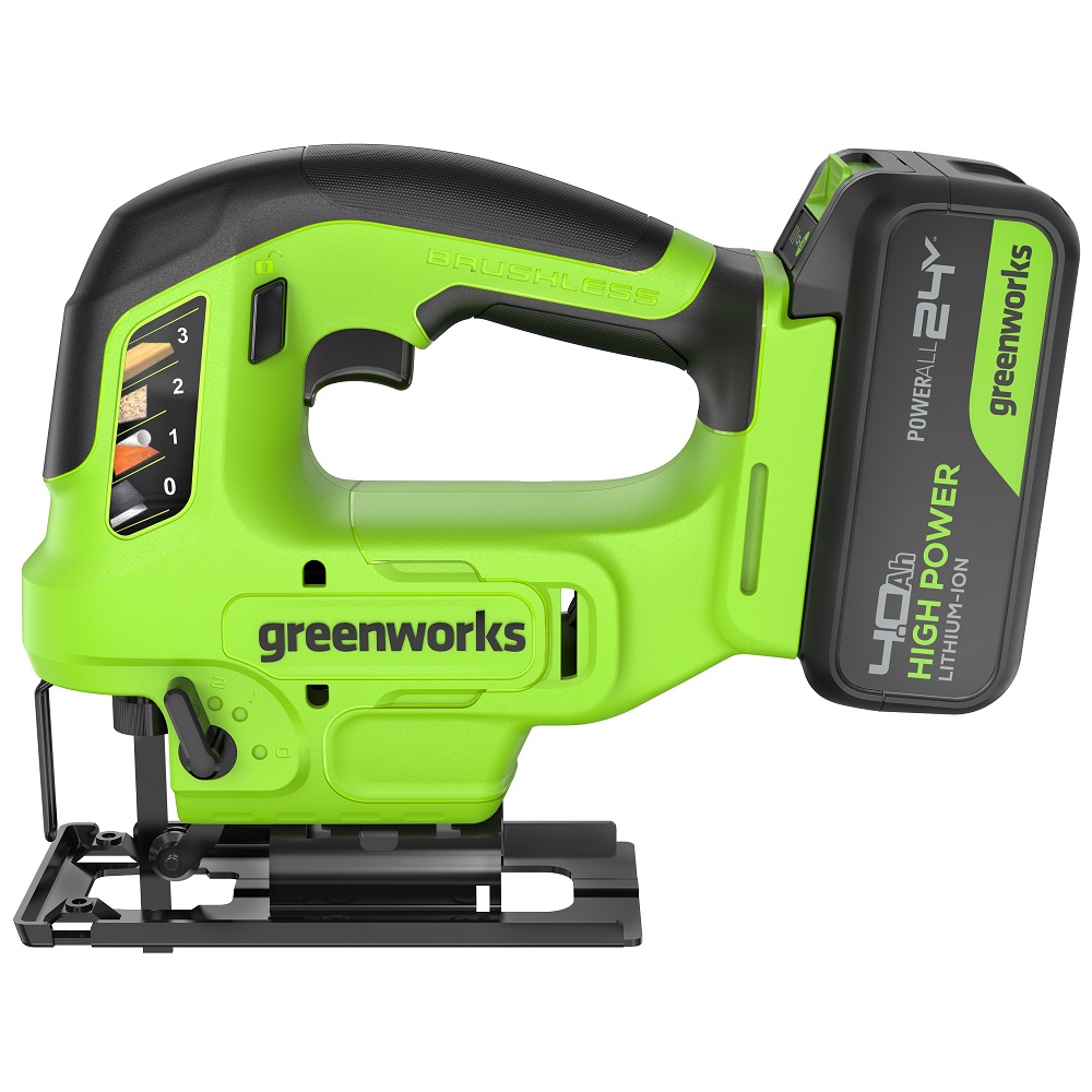 фото Лобзик аккумуляторный GREENWORKS GD24JS90 3601707CUB