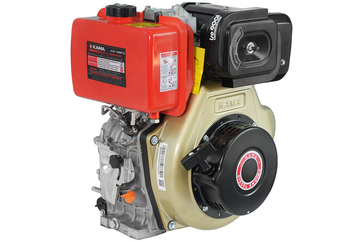 фото Двигатель дизельный KM186FA/E/Engine