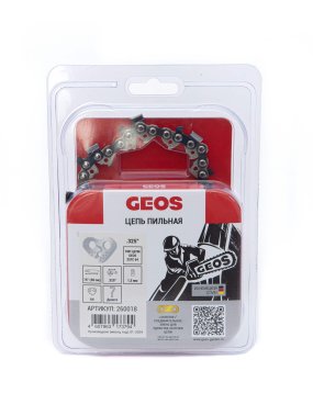 фото Цепь пильная GEOS 25TC 64 зв. (15", .325", 1.5мм, долото) 260018