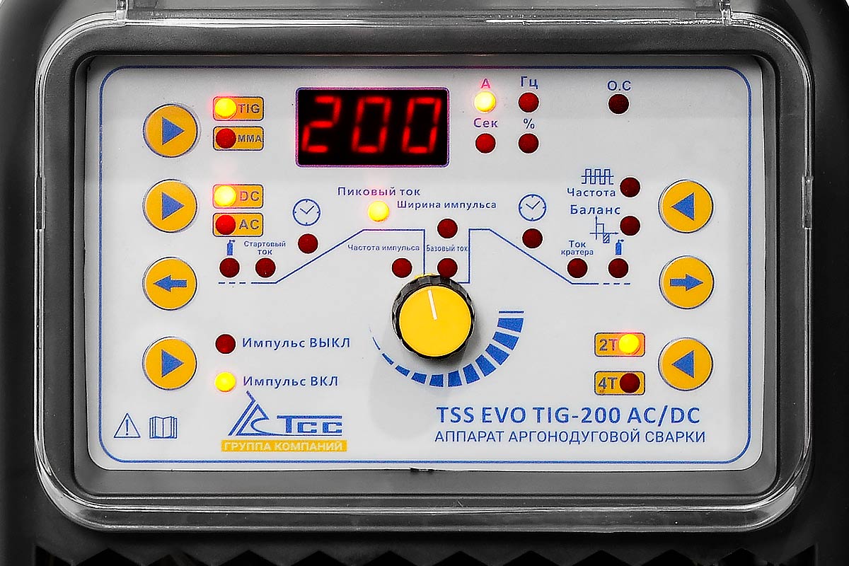 фото Аппарат аргонодуговой сварки TSS EVO TIG-200 AC/DC