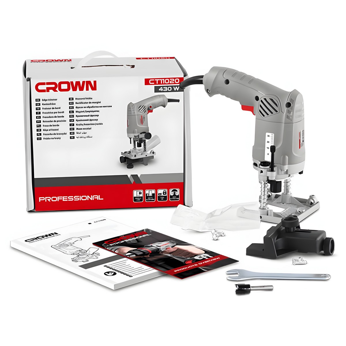 фото Фрезер кромочно-петлевой CROWN CT11020