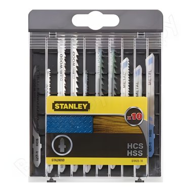 фото Набор пилок (дерево/металл, 10 шт.) HCS/HSS STANLEY STA28050