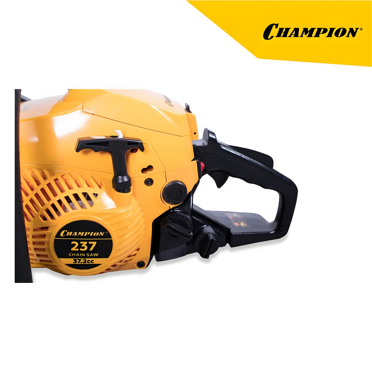 фото Бензопила CHAMPION 237-16"-3/8-1,3-56 (легкий старт) + ПОДАРОК (масло, свеча, цепь, смазка цепи)