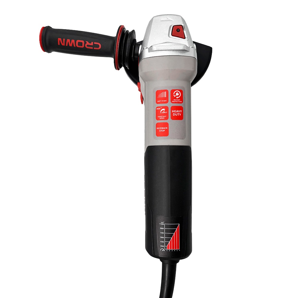 фото Шлифмашина угловая CROWN CT13678-125RSV