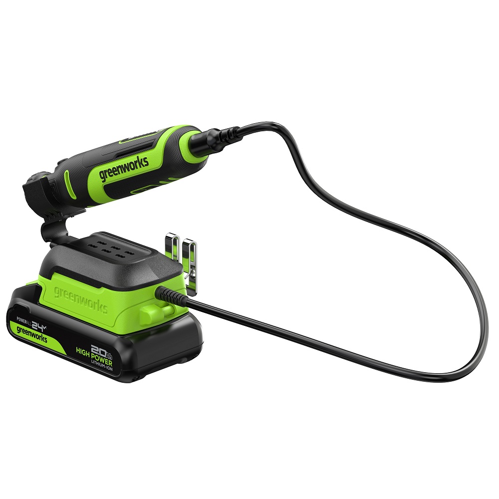 фото Гравер аккумуляторный GREENWORKS G24RT 3200807CUA