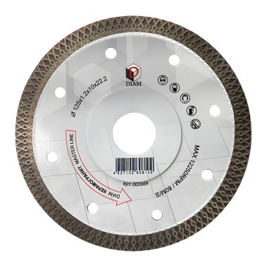 фото Диск алмазный 125 х 1.2 х 10 х 22.2 мм Master Line (керамогранит) DIAM 000669
