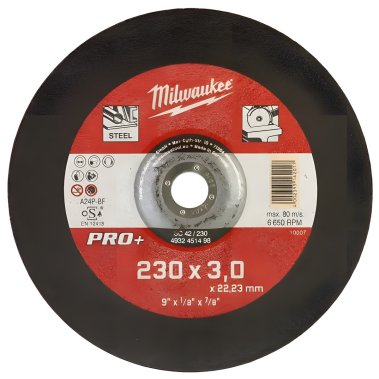 фото Диск отрезной SC42 230х3,0 мм PRO+ (1 шт.) MILWAUKEE 4932451498