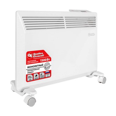 фото Нагреватель воздуха электрический QUATTRO ELEMENTI QE-1500KME (конвекторный, с блоком управления)