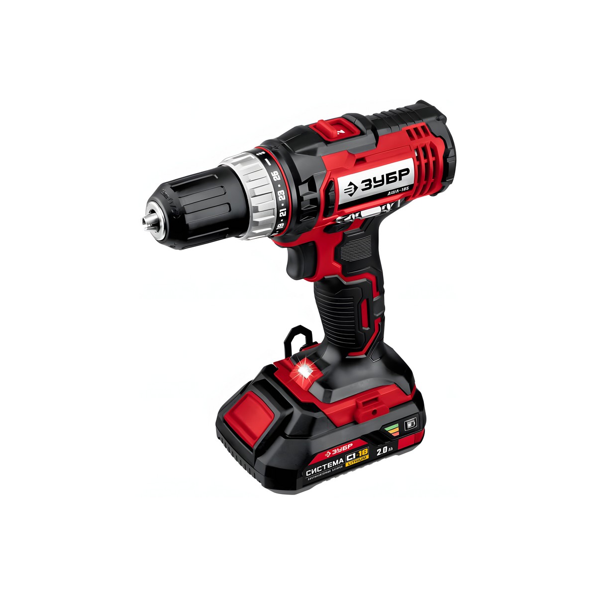 фото Дрель аккумуляторная ЗУБР ДШЛ-185-22