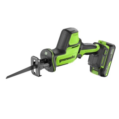 фото Пила сабельная аккумуляторная GREENWORKS GPT-CRS-25K2 1200507CUA
