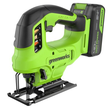 фото Лобзик аккумуляторный GREENWORKS GD24JS90 3601707CUB