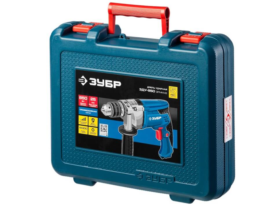 фото Дрель ударная ЗУБР ЗДУ-850 ЭРМКМ2