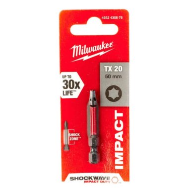 фото Насадка TX 20 х 50 мм (1 шт.) Shockwave MILWAUKEE 4932430876