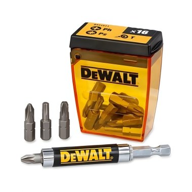 фото Набор бит PH, PZ, T (15 шт.+ магнитный держатель) DeWalt DT71511-QZ
