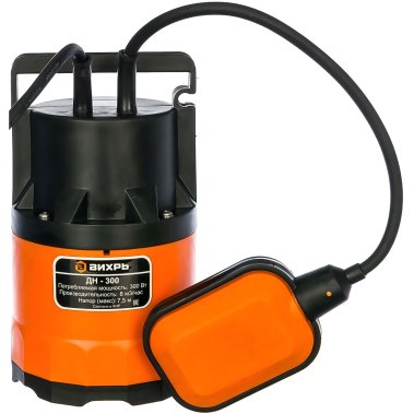 фото Насос дренажный ВИХРЬ ДН-300