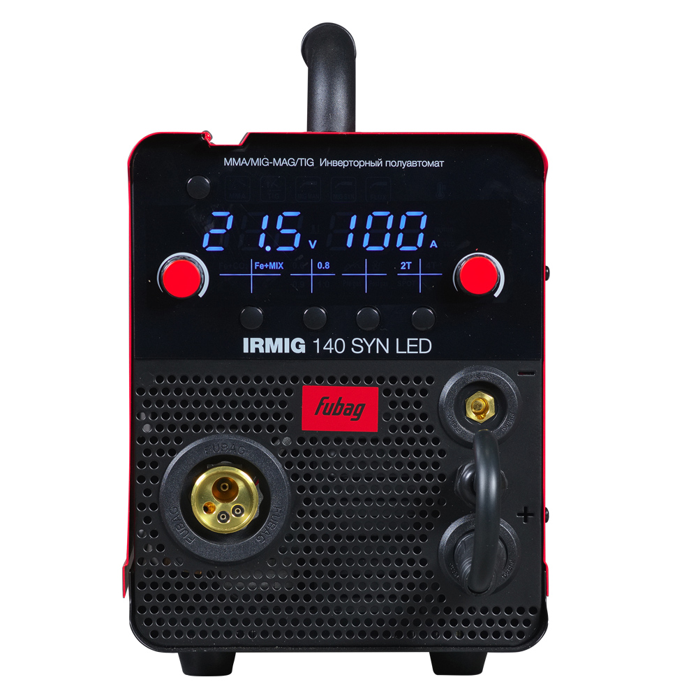 фото Инвертор-полуавтомат сварочный FUBAG IRMIG 140 SYN LED + горелка 150A