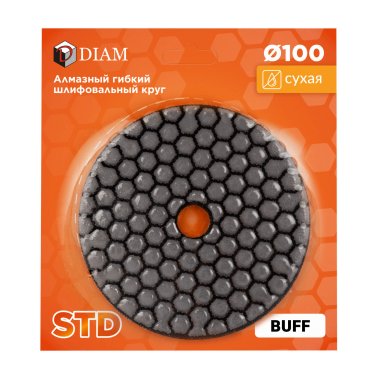 фото Круг алмазный шлифовальный гибкий 100 мм BUFF (сухая) DIAM 000147