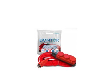 фото Удлинитель 40 м морозостойкий (КГ 3 х 1.5, з/к, силовой, 3500 Вт, IP44) DOMTOK АРКТИК УТ000302644