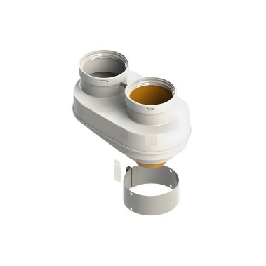 фото Адаптер двухтрубной системы дымоудаления 80/80 мм 7736995095A