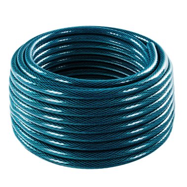 фото Шланг для воды садовый 25 м, 1'' (ПВХ, армированный) QUATTRO ELEMENTI Acquamarina 246-838