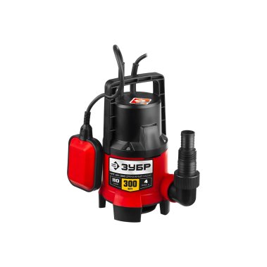 фото Насос дренажный ЗУБР НПГ-М1-300 (для грязной воды, 300 Вт)