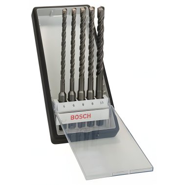 фото Набор буров 5 шт. (6, 6, 8, 8, 10 мм) SDS-Plus-5 BOSCH 2607019928