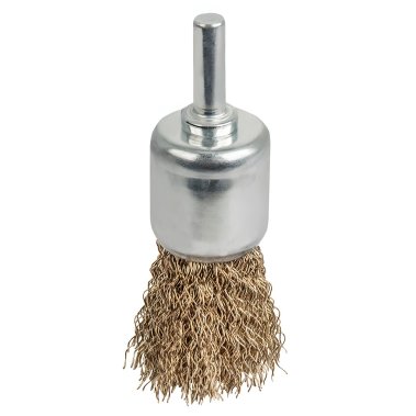 фото Щетка-кисть для дрели 22 мм (латунь) ПРАКТИКА 773-439