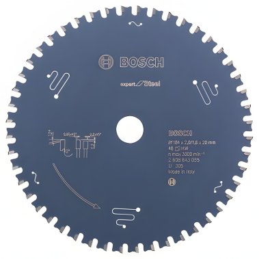 фото Диск пильный 184 х 20 мм 48T Expert for Steel BOSCH 2608643055