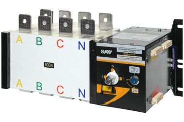 фото Реверсивный рубильник АВР (устройство автоматического ввода резерва) SHIQ5-630 4P