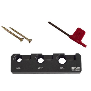 фото Кондуктор для изготовления дюбелей 10/12/14 мм WOODWORK ETT-024