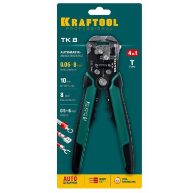 фото Стриппер автоматический ТК-8 (0,05 - 8 кв. мм) KRAFTOOL 22637