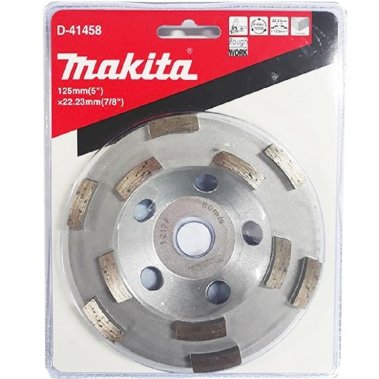 фото Чашка алмазная шлифовальная 125 мм x 22.23 мм Standard (груб. шлиф.) MAKITA D-41458