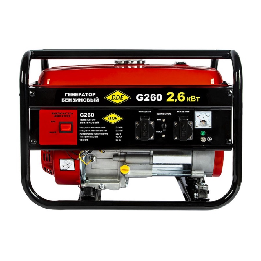 фото Генератор бензиновый DDE G260