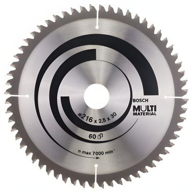 фото Диск пильный 216 х 30 мм 60T MultiMaterial BOSCH 2608640446