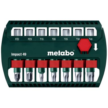 фото Набор бит (7 пр.) Impact 49 METABO 628850000