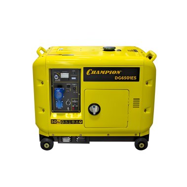 фото Генератор дизельный CHAMPION DG6501ES+ATS