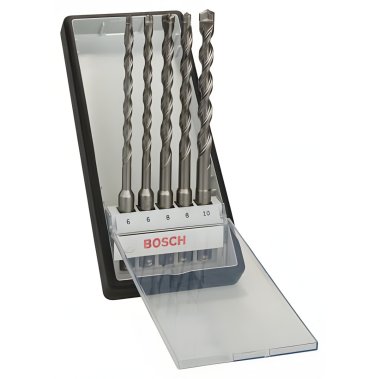 фото Набор буров 5 шт. (6, 6, 8, 8, 10 мм) SDS-Plus-7 BOSCH 2607019932