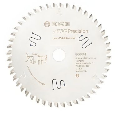фото Диск пильный 165 х 20 мм 48T Top Precision Best for MultiMaterial BOSCH 2608642388