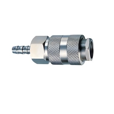 фото Переходник рапид (муфта) елочка 6 мм с кольцом 6х11 мм (блистер) FUBAG 180120B