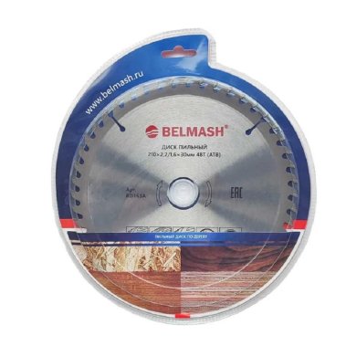 фото Диск пильный 210 х 2.2/1.6 х 30 мм 48T BELMASH RD163A