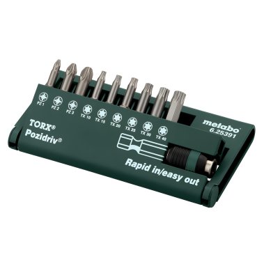 фото Набор бит (10 пр.) METABO 625391000