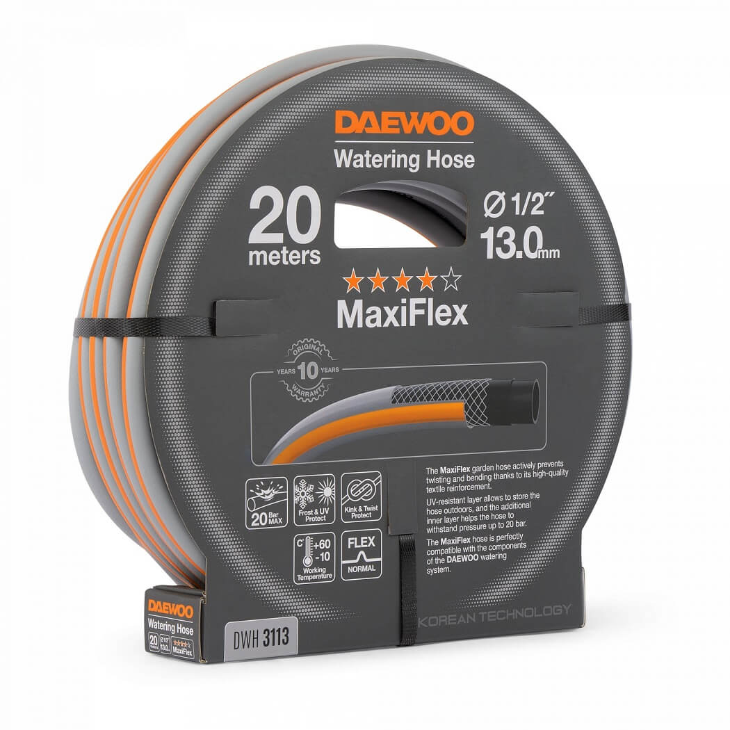 фото Шланг MaxiFlex 20 м, 1/2'' (13 мм) DWH 3113 DAEWOO