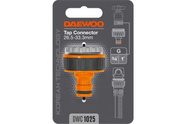 фото Адаптер для кранов с внешней резьбой 26,5 и 33 мм (3/4'' и 1'') DWC 1025 DAEWOO