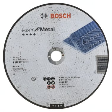 фото Круг отрезной 230 х 3.0 х 22.2 мм Expert for Metal BOSCH 2608600324