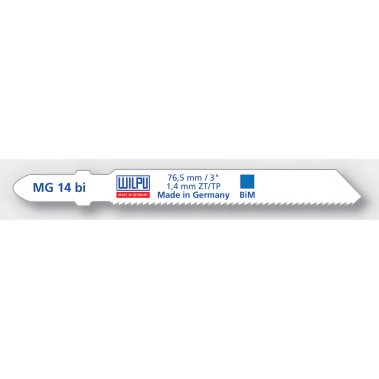 фото Пилки MG 14 bi (металл, нерж. сталь, 5 шт.) WILPU 0258100005