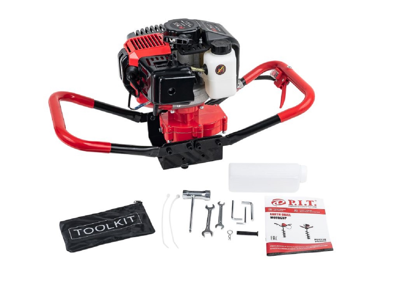 фото Мотобур бензиновый P.I.T. P51210